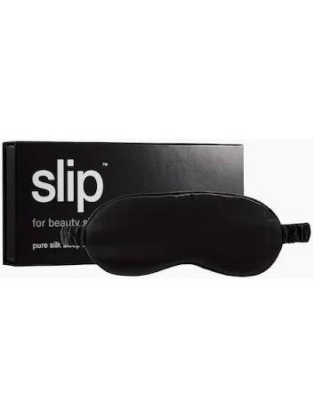 Slip NIB Pure Silk Sleep Mask Black For Beauty Sleep